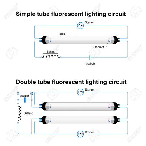 Fluorescent Light Wiring Diagram .